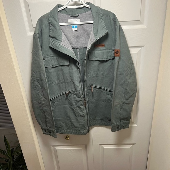 Columbia Men's Sage Green Jacket - Picture 1 of 8